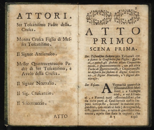 Il Toscanismo e la Crusca, o sia il Cruscante impazzito. …