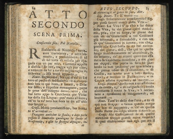 Il Toscanismo e la Crusca, o sia il Cruscante impazzito. …