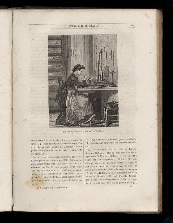 Il vetro e le porcellane. Il vetro, le majoliche, le …