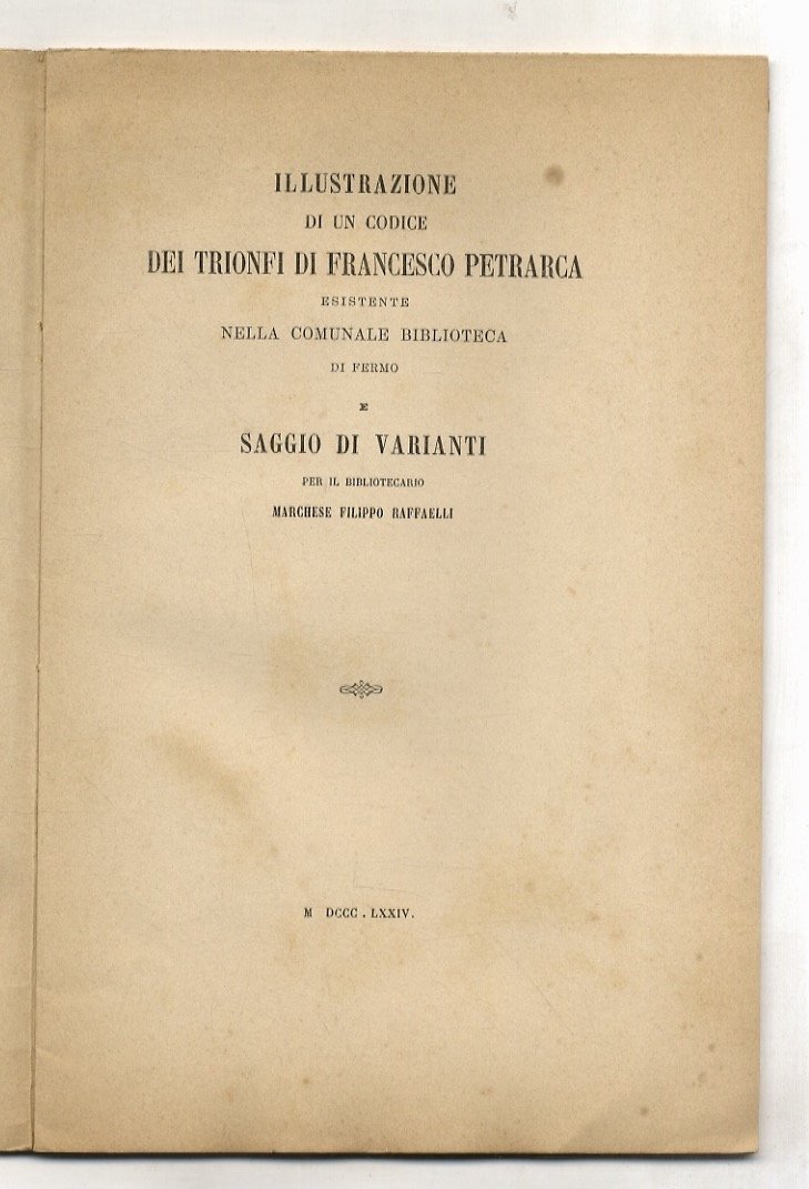 Illustrazione di un codice dei Trionfi di Francesco Petrarca essitente … | Immagine principale