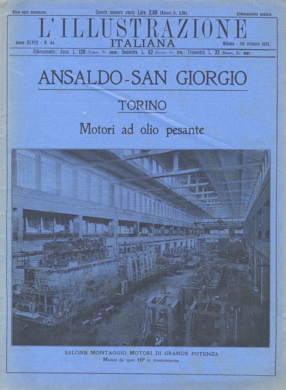 ILLUSTRAZIONE (L') Italiana. Anno XLVIII. N. 44. 30 ottobre 1921.