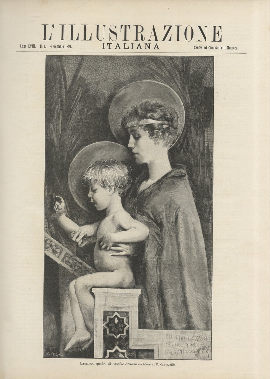 ILLUSTRAZIONE (L') Italiana. Rivista settimanale degli avvenimenti e personaggi contemporanei …