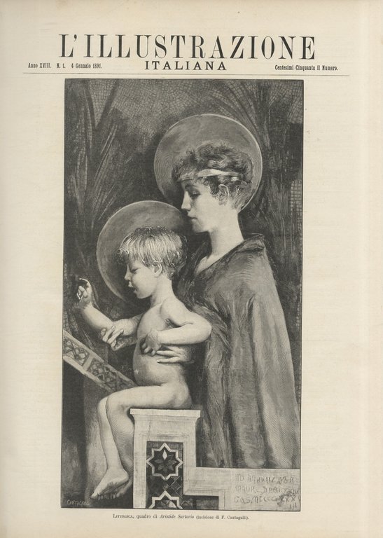 ILLUSTRAZIONE (L') Italiana. Rivista settimanale degli avvenimenti e personaggi contemporanei … | Immagine Gallery 1
