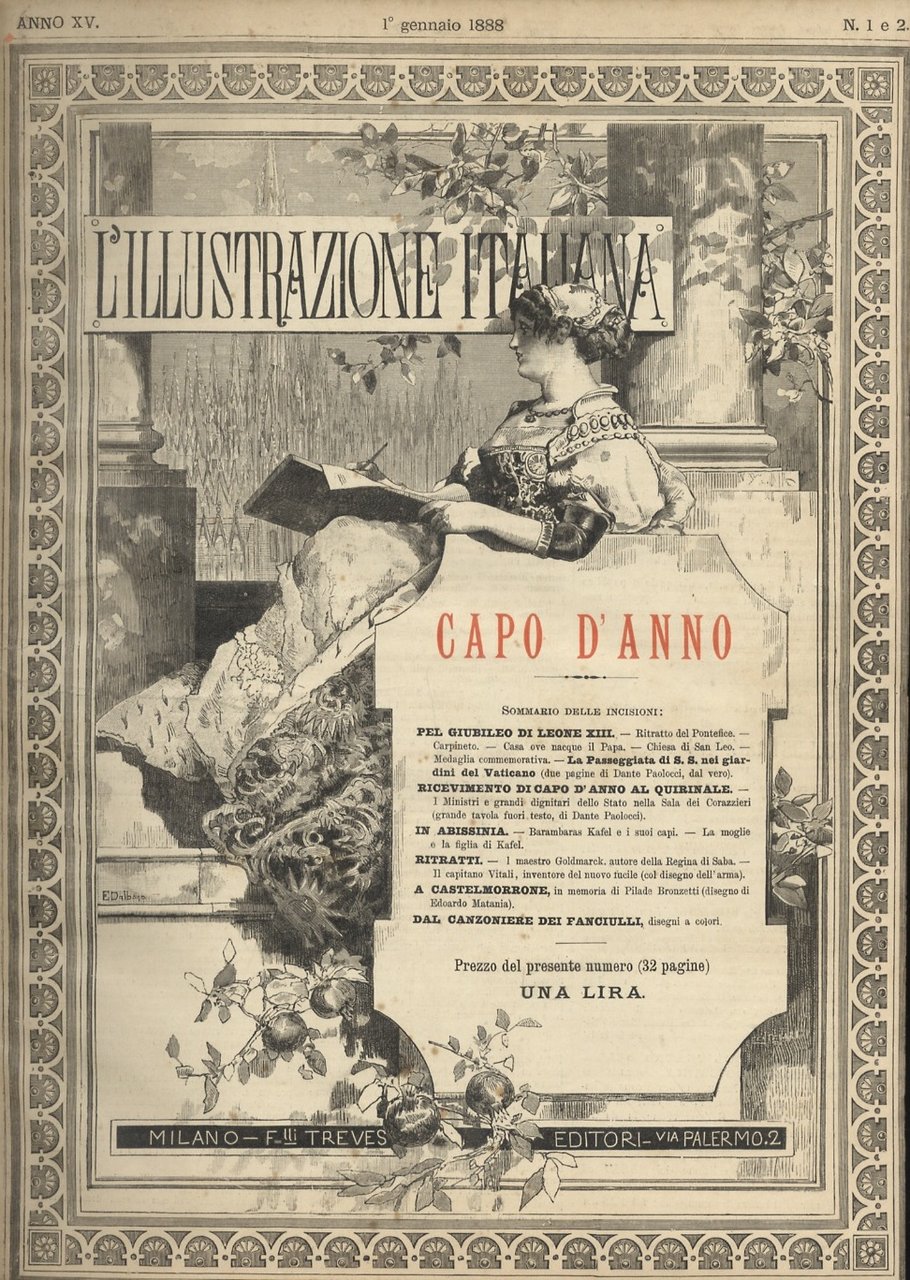 ILLUSTRAZIONE (L') Italiana. Rivista settimanale degli avvenimenti e personaggi contemporanei … | Immagine principale