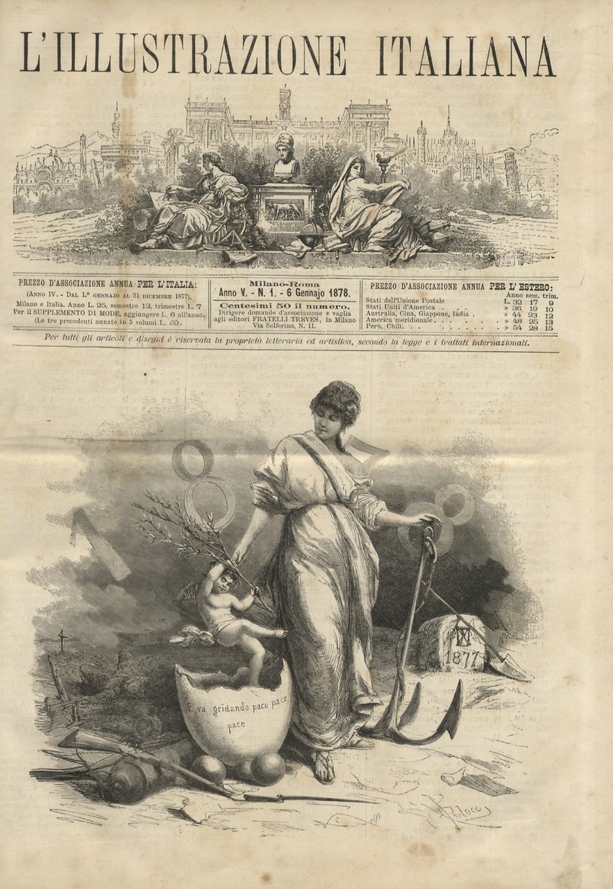 ILLUSTRAZIONE (L') Italiana. Rivista settimanale degli avvenimenti e personaggi contemporanei …