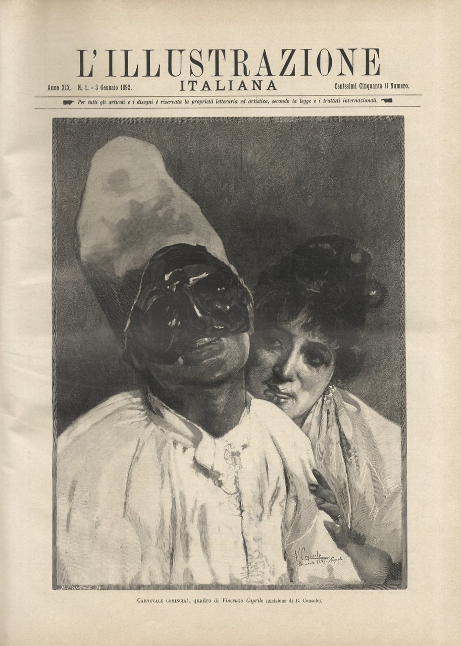 ILLUSTRAZIONE (L') Italiana. Rivista settimanale degli avvenimenti e personaggi contemporanei …