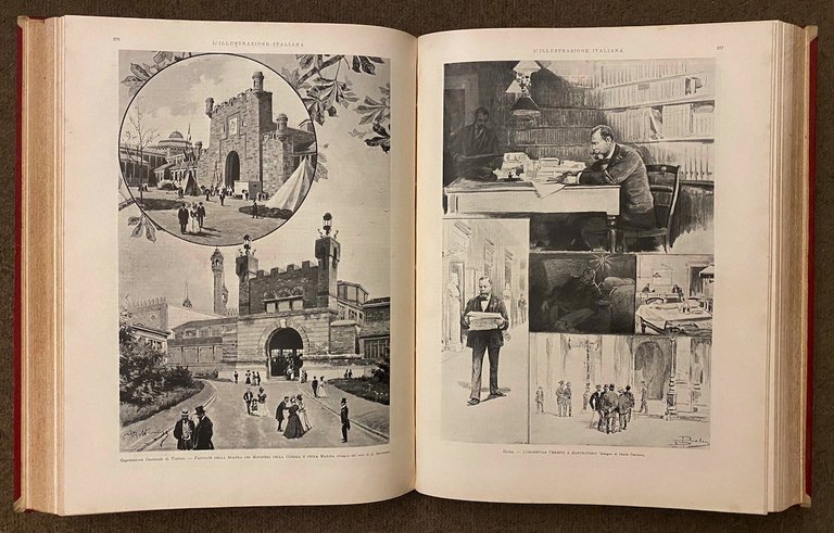 ILLUSTRAZIONE (L') Italiana. Rivista settimanale degli avvenimenti e personaggi contemporanei …