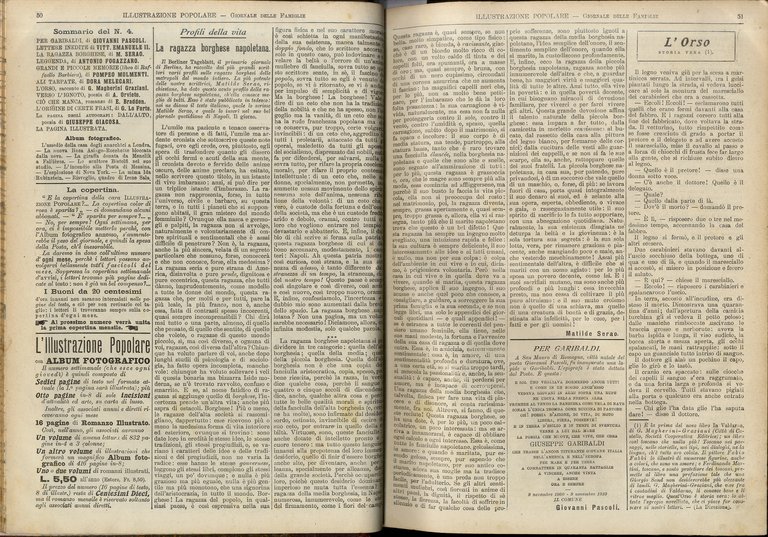 Illustrazione Popolare. Giornale per le famiglie. Con album fotografico. Gerente: …