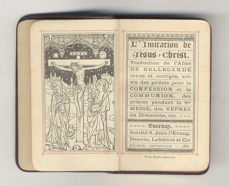 Imitation (L') de Jesus Christ. Traduction de l'Abbé de Bellegarde …
