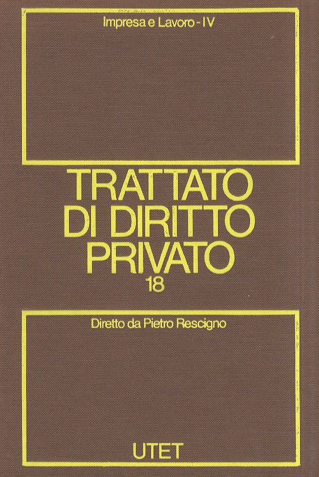 impresa e lavoro. Tomo IV.