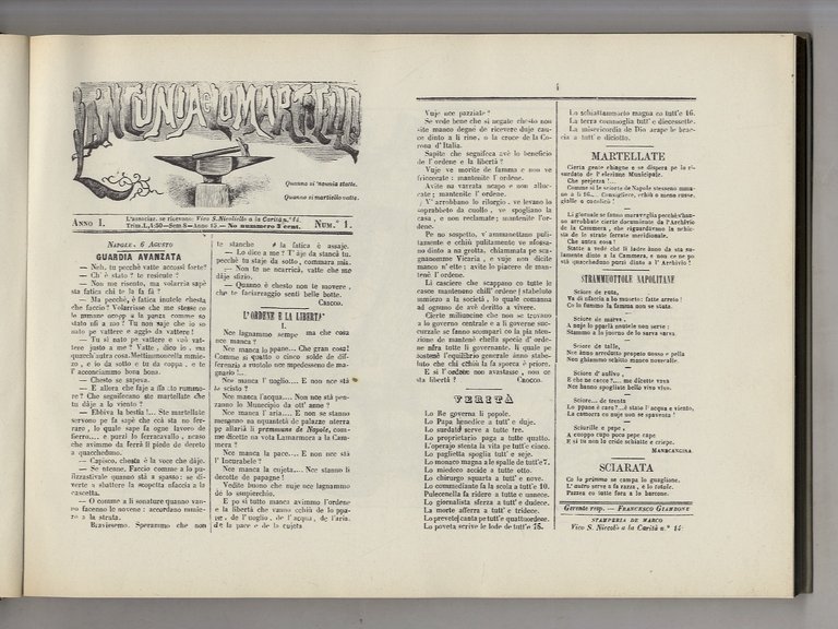 INCUDINE (L') e il martello. La' Ncunia e lo Martiello. … | Immagine Gallery 2