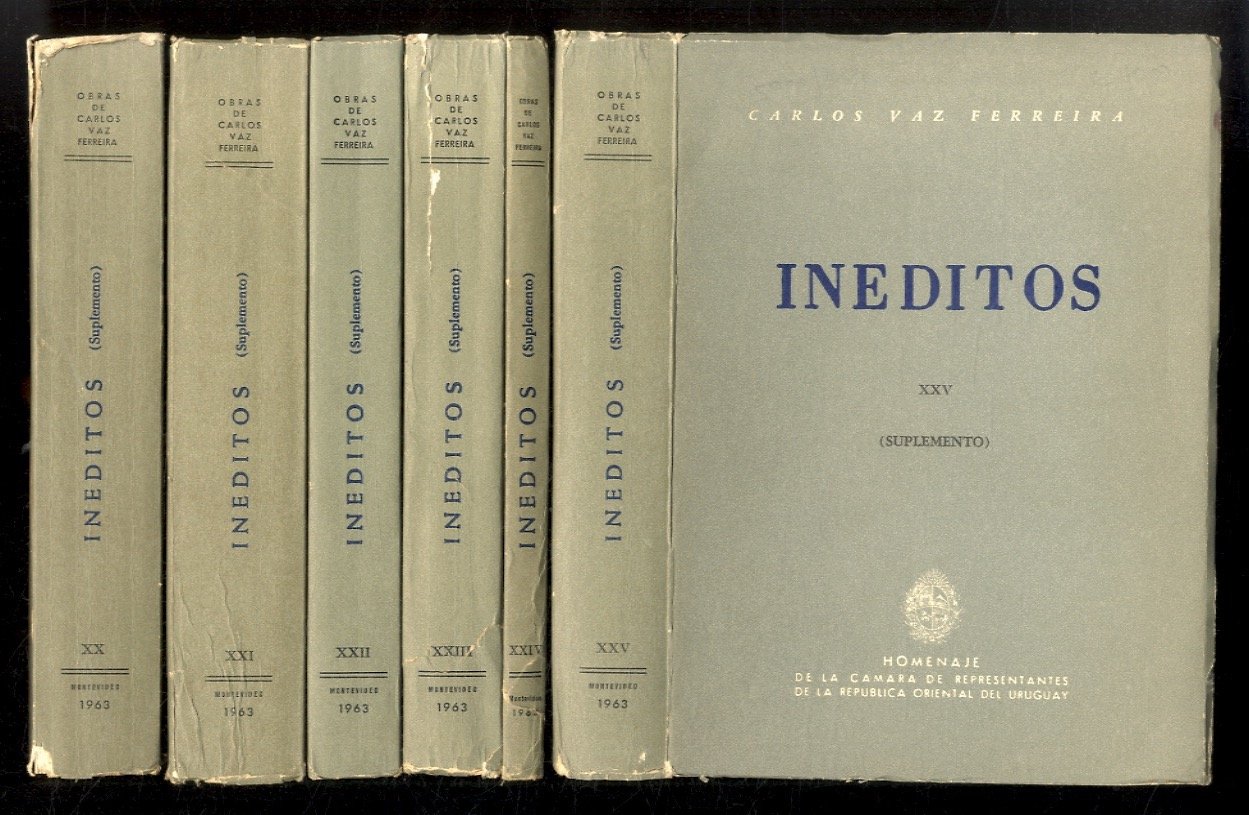 Ineditos XX [- ineditos XXV]. (Suplemento).