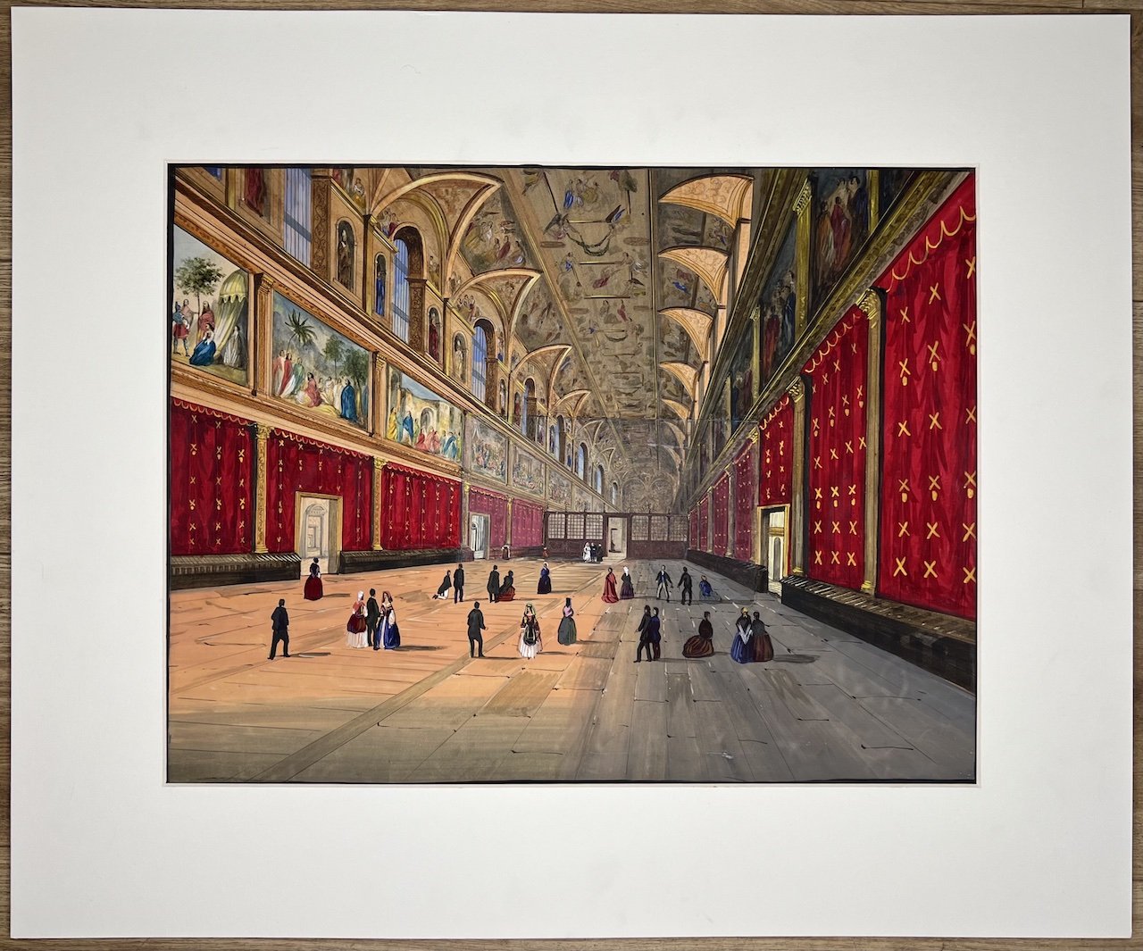 Interno della Cappella Sistina con particolari e pitture d'invenzione. | Immagine principale