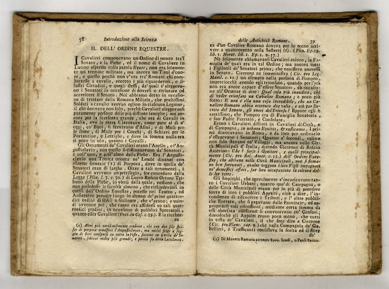 Introduzione alla Scienza delle Antichità Romane, estratta in parte da …