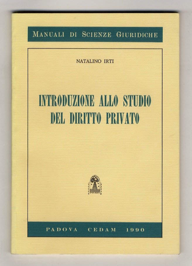 Introduzione allo studio del diritto privato.