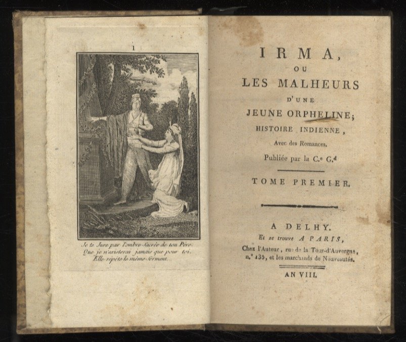 Irma, ou Les malheurs d'une jeune orpheline; histoire indienne, avec …