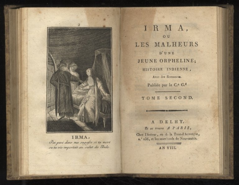 Irma, ou Les malheurs d'une jeune orpheline; histoire indienne, avec …