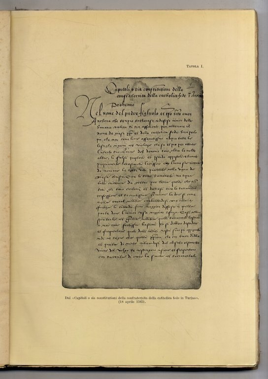 ISTITUTO (L') di San Paolo di Torino dalle origini ai …