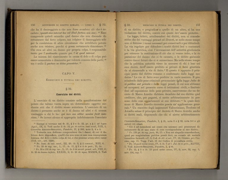 Istituzioni di diritto romano comparato col diritto civile patrio. Quinta …