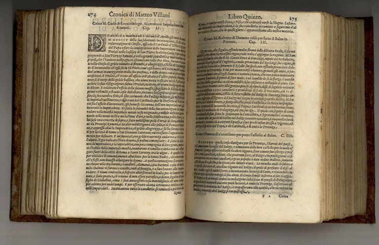 Istorie di Matteo Villani cittadino fiorentino. Che continua quelle di …