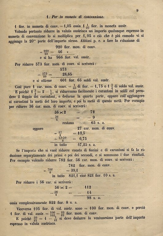 ISTRUZIONE popolare sulla nuova valuta Austriaca colle norme e coi …