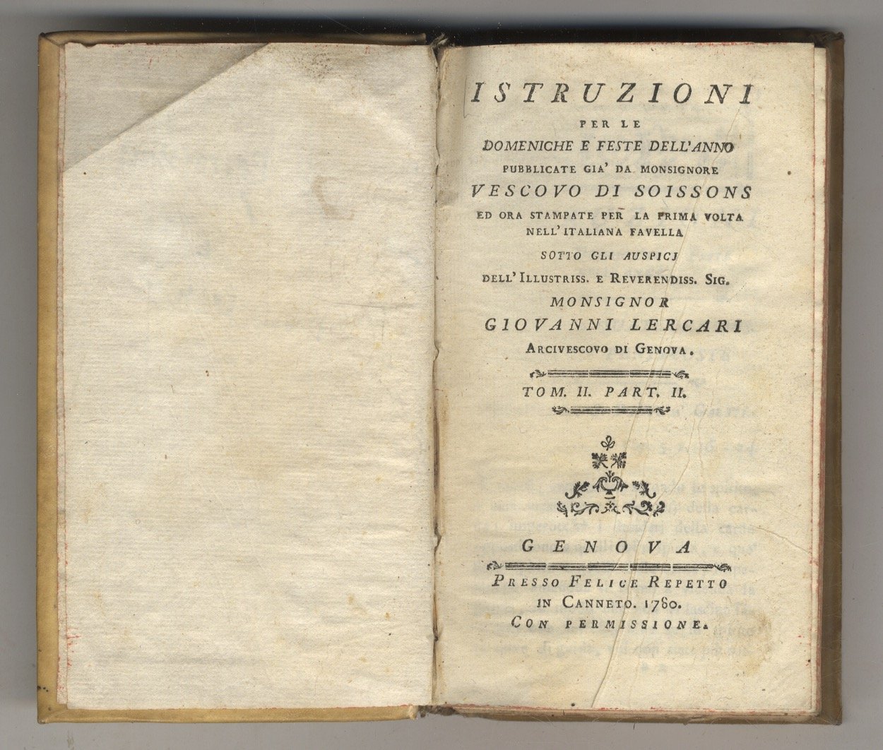Istruzioni per le domeniche e feste dell'anno. Pubblicate già da …