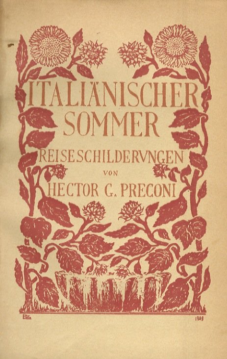 Italiänischer Sommer. Reiseschilderungen.