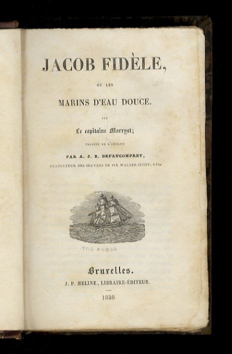 Jacob fidèle, ou les Marins d'eau douce. Traduit de l'anglais.