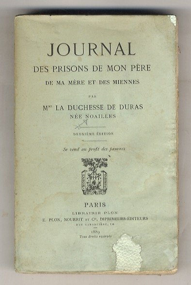 Journal des prisons de mon père, de la mère et …