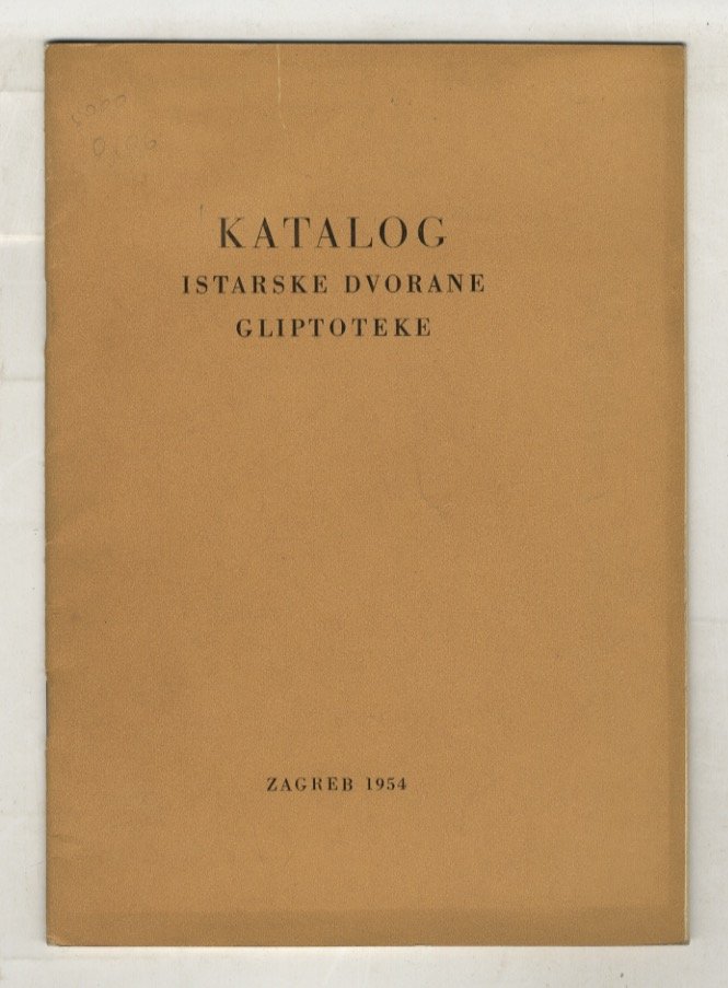 KATALOG istarske dvoran gliptoteke. | Immagine principale