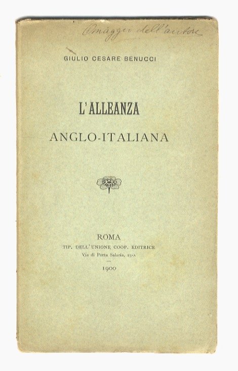 L'allenza anglo-italiana.