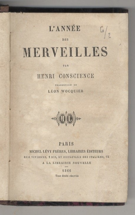 L'Année des merveilles. Traduction de Léon Wocquier.