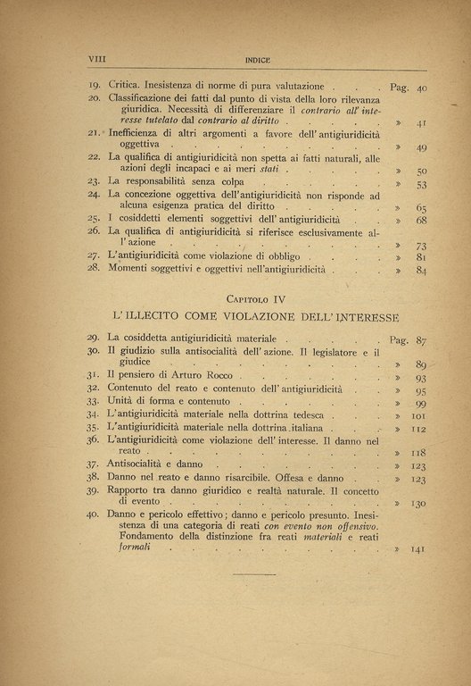 L'antigiuridicità. Seconda edizione riveduta.