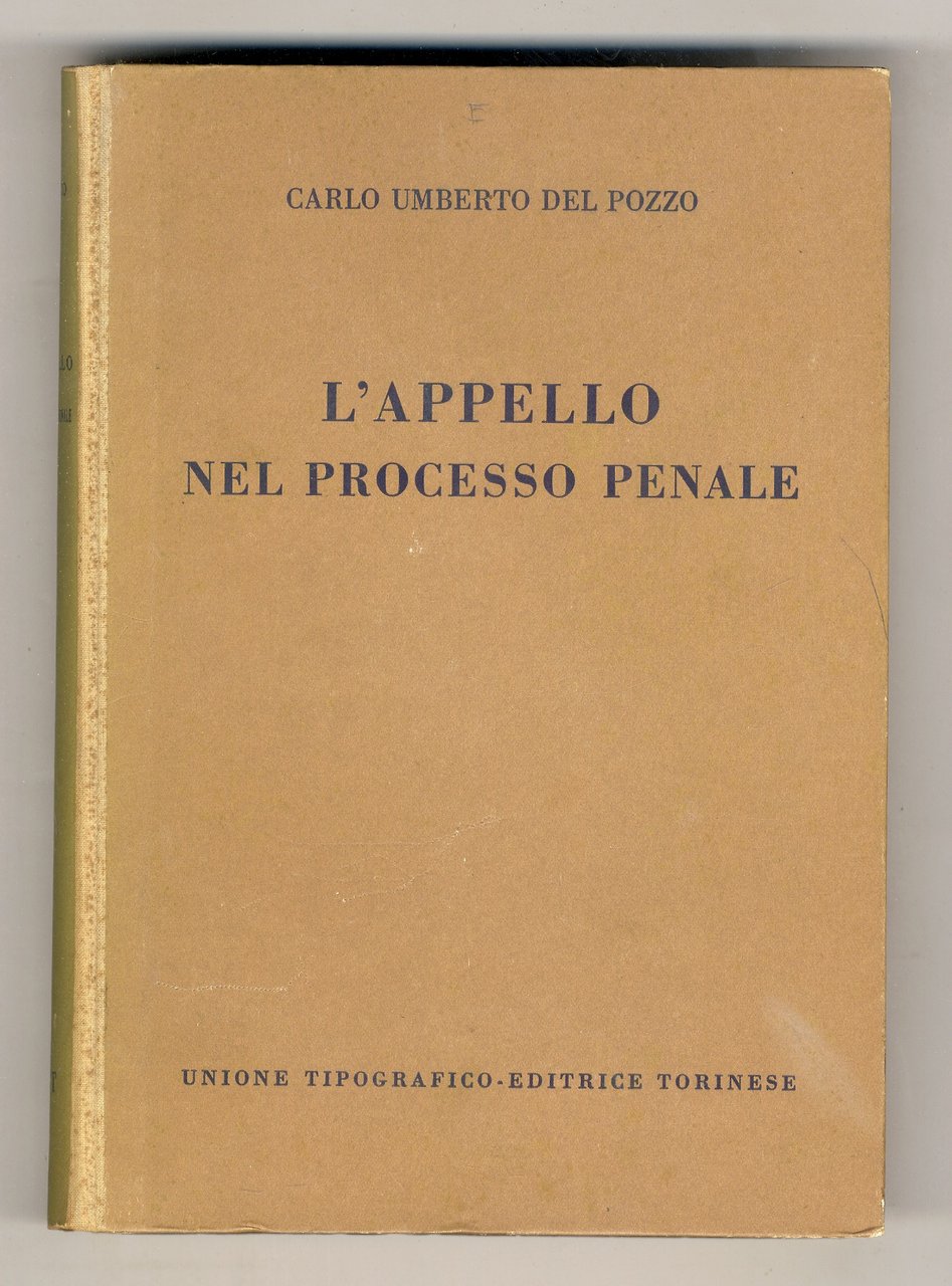 L'appello nel processo penale.