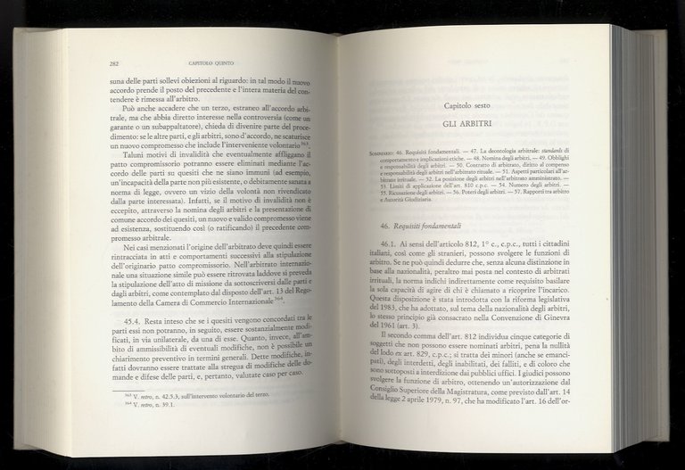 L'arbitrato. Diritto interno, convenzioni internazionali.