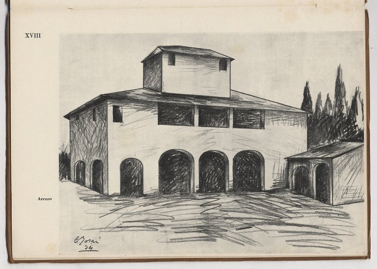 L'Architettura delle case coloniche in Toscana. Con 32 disegni di …