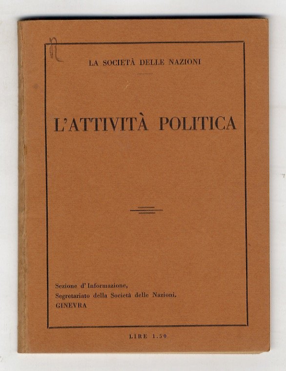L'attività politica.