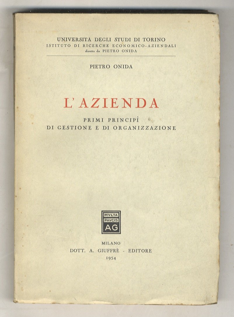 L'azienda. Primi principi di gestione e di organizzazione. | Immagine principale