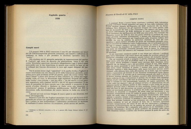 L'azione svolta dal Partito Comunista in Italia durante il fascismo. …