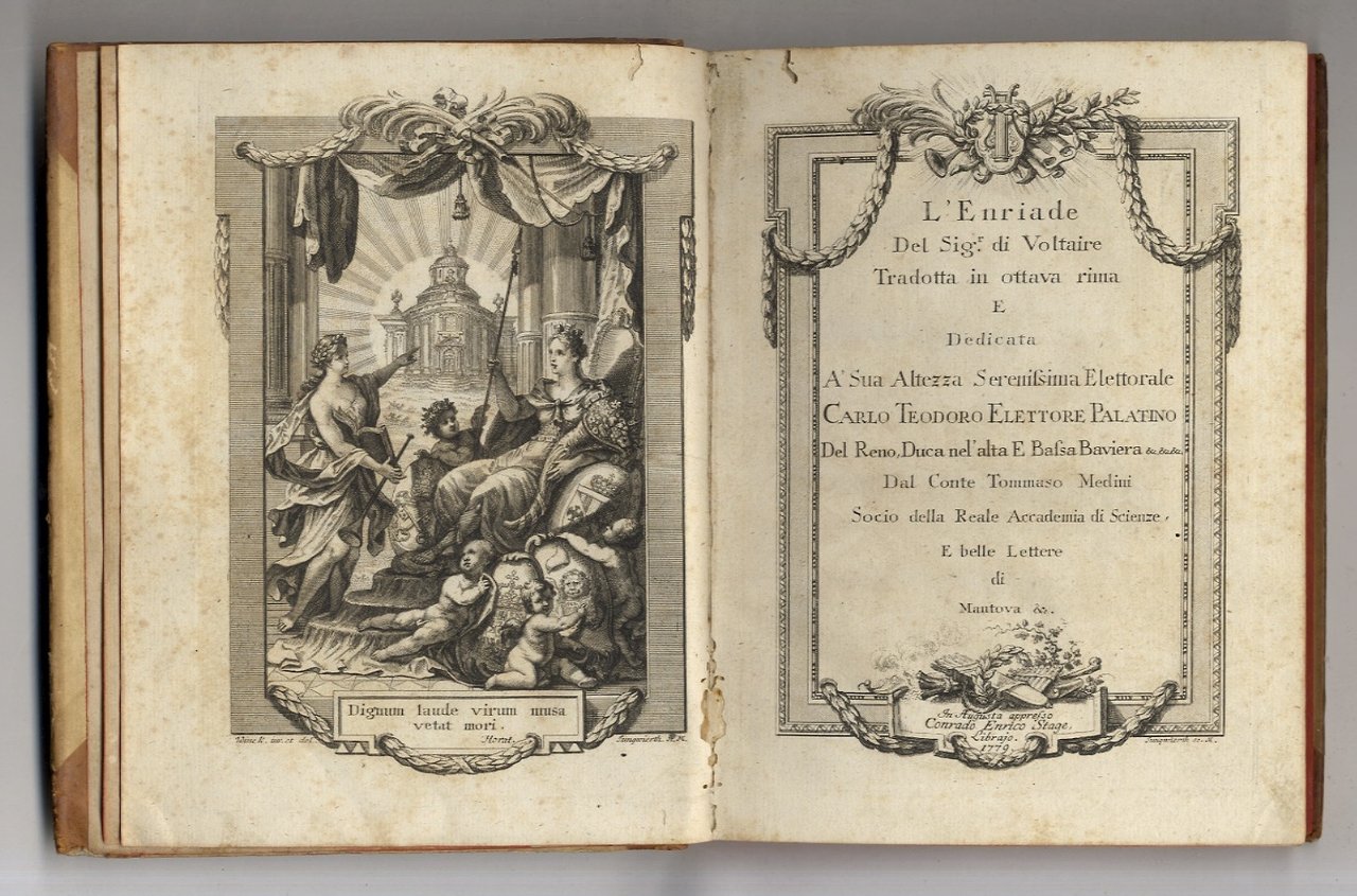 L'Enriade del sig.r di Voltaire tradotta in ottava rima e … | Immagine principale