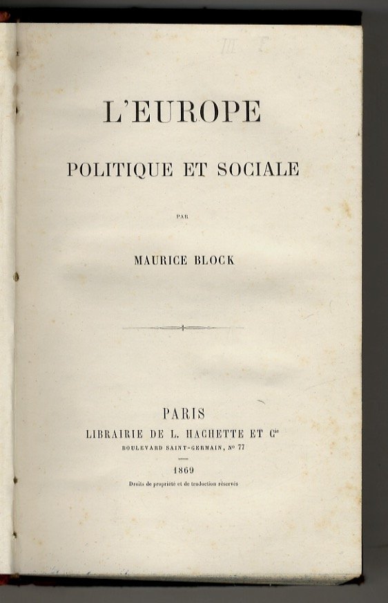 L'Europe politique et sociale. | Immagine principale