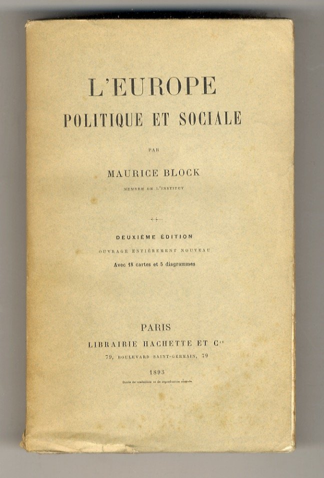 L'Europe politique et sociale. [.] Deuxième édition. Ouvrage entiérement nouveau. … | Immagine principale