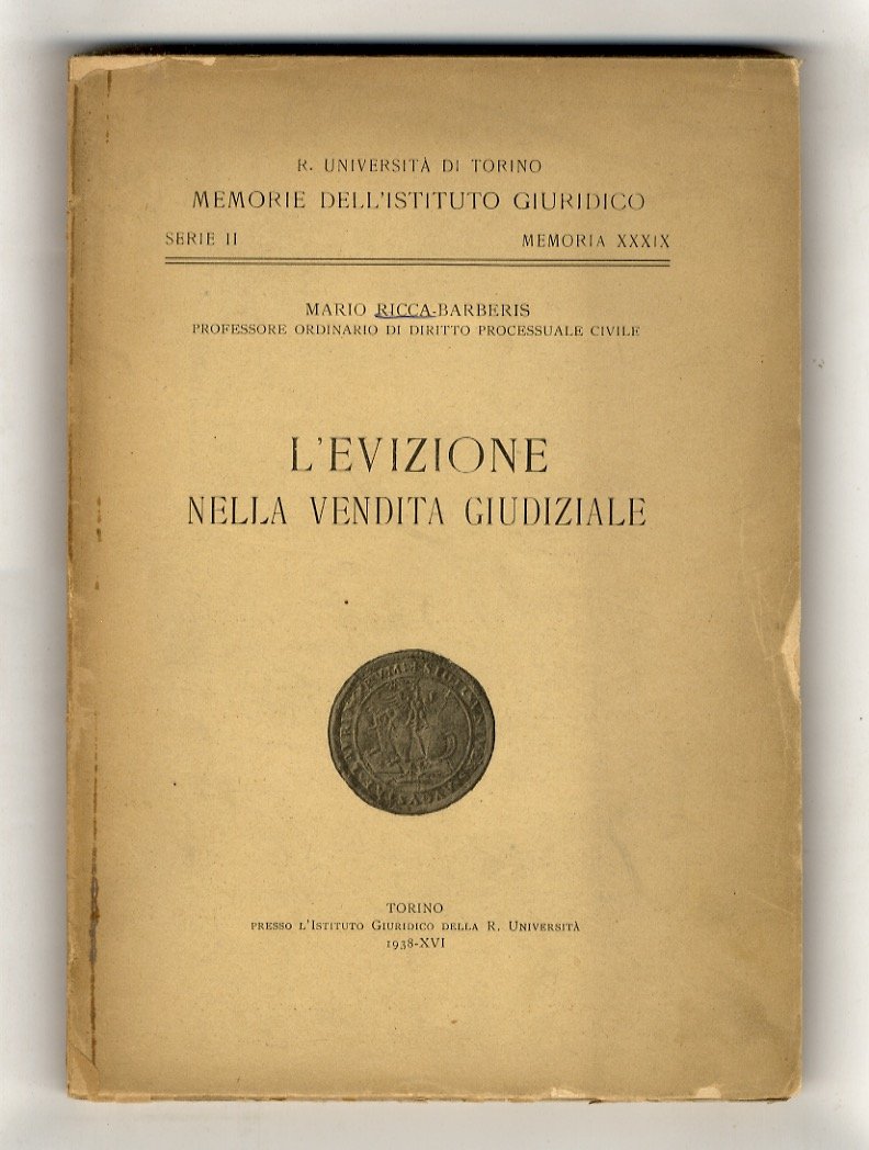 L'evizione nella vendita giudiziale.