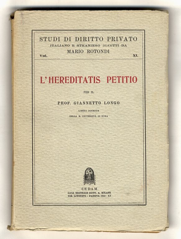 L'hereditas petitio.
