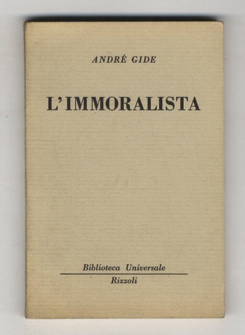 L'immoralista.