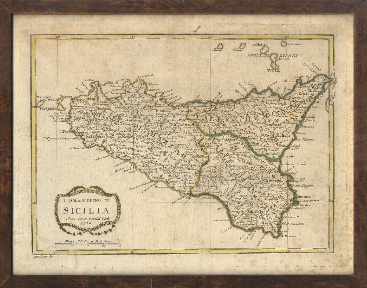 L'isola e Regno di Sicilia.