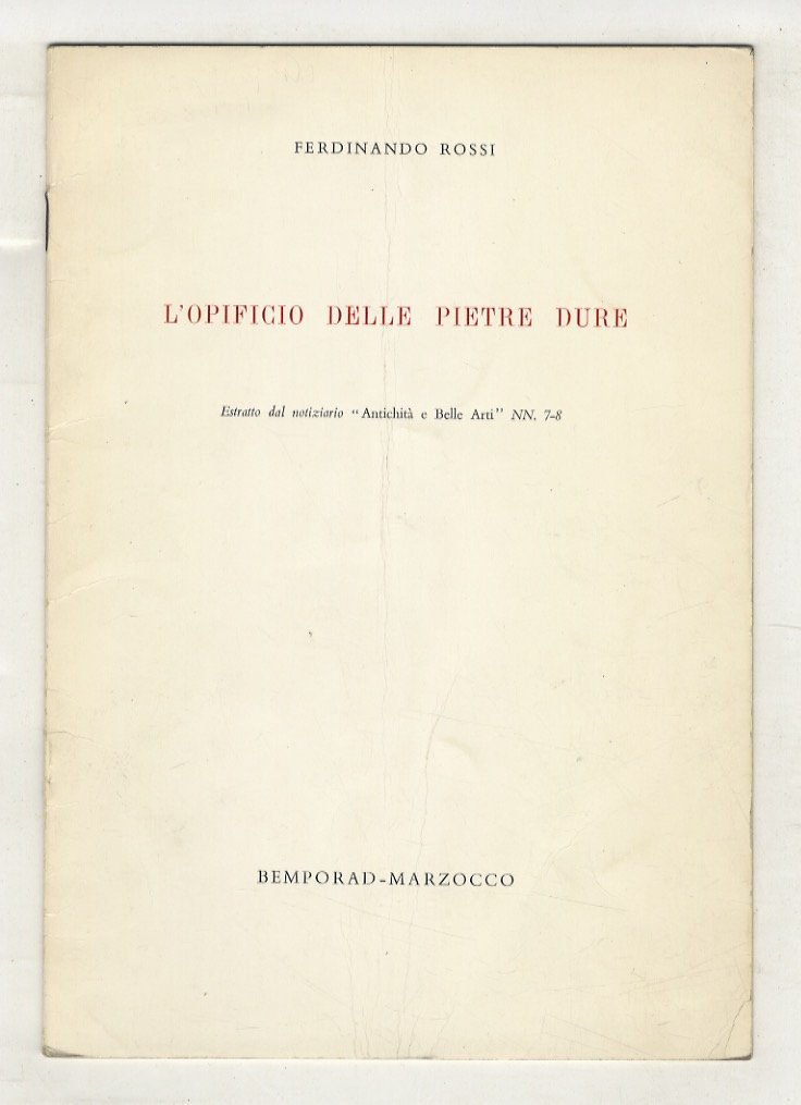 L'Opificio delle Pietre Dure. | Immagine principale