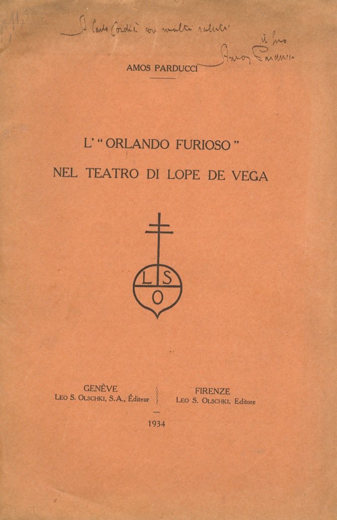 L'"Orlando Furioso" nel teatro di Lope de Vega.