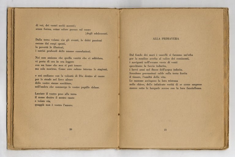 La barca. Seconda edizione modificata e accresciuta.