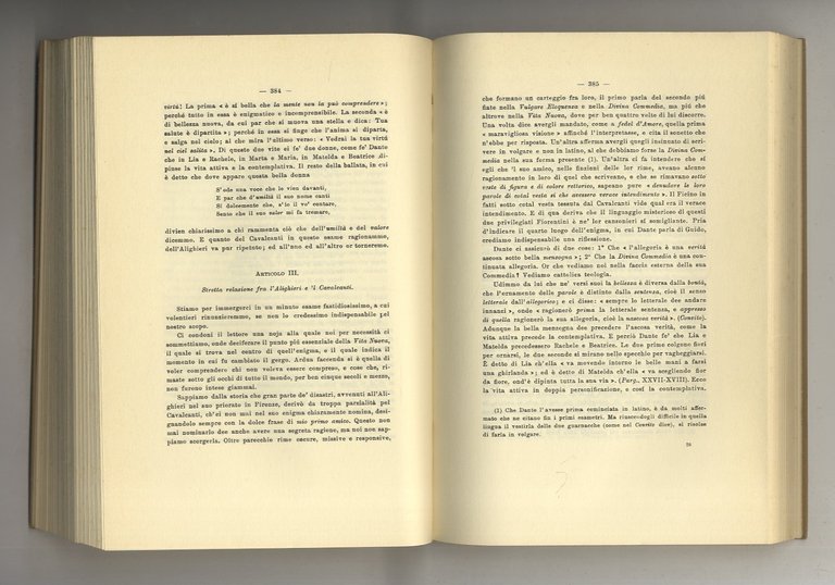 La Beatrice di Dante. Ragionamenti critici. A cura di Maria …